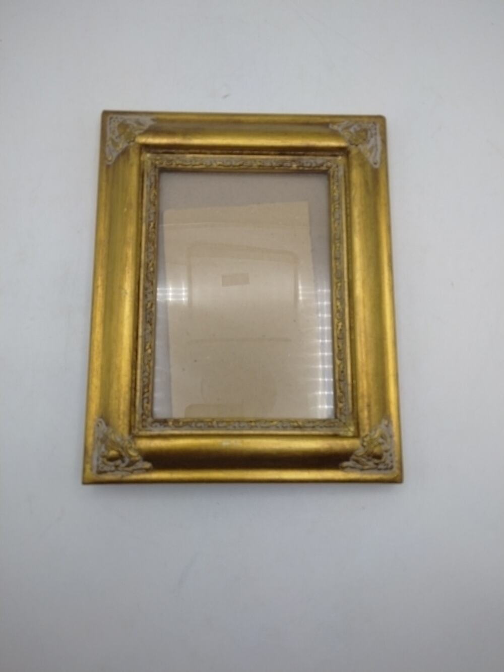 Vintage Baroque Ornate Gold Tone Thick 5x7 Picture Frame